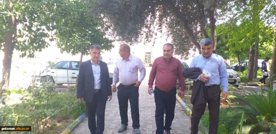 بازدید علمشاهی رئیس اداره مالی و طرح برنامه استان گلستان به همراه اعضاء کارشناسان دیوان محاسبات از روند توسعه و پیشرفت واحد دانشگاهی شهید بهشتی گنبد کاووس 2
