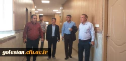 بازدید علمشاهی رئیس اداره مالی و طرح برنامه استان گلستان به همراه اعضاء کارشناسان دیوان محاسبات از روند توسعه و پیشرفت واحد دانشگاهی شهید بهشتی گنبد کاووس 3