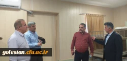 بازدید علمشاهی رئیس اداره مالی و طرح برنامه استان گلستان به همراه اعضاء کارشناسان دیوان محاسبات از روند توسعه و پیشرفت واحد دانشگاهی شهید بهشتی گنبد کاووس 4