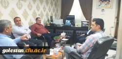 بازدید علمشاهی رئیس اداره مالی و طرح برنامه استان گلستان به همراه اعضاء کارشناسان دیوان محاسبات از روند توسعه و پیشرفت واحد دانشگاهی شهید بهشتی گنبد کاووس 9
