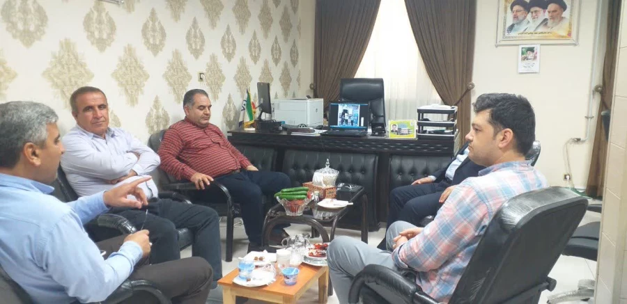 بازدید علمشاهی رئیس اداره مالی و طرح برنامه استان گلستان به همراه اعضاء کارشناسان دیوان محاسبات از روند توسعه و پیشرفت واحد دانشگاهی شهید بهشتی گنبد کاووس 9