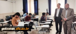 بازدید دکتر کیخا سرپرست دانشگاه فرهنگیان گلستان از امتحانات پایان ترم دانشجویان پردیس آیت الله خامنه ای گرگان 3