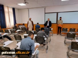 بازدید دکتر کیخا سرپرست دانشگاه فرهنگیان گلستان از امتحانات پایان ترم دانشجویان پردیس آیت الله خامنه ای گرگان 5