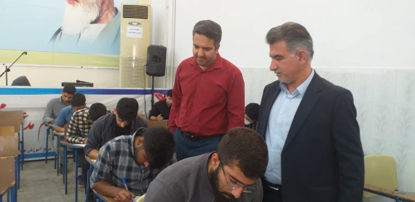 بازدید دکتر یوسفی مسئول نظارت و ارزیابی دانشگاه فرهنگیان استان از امتحانات پایان ترم دانشجویان واحد دانشگاهی شهید بهشتی گنبدکاووس  3
