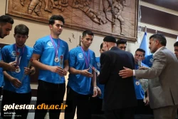 تیم والیبال دانشگاه فرهنگیان استان گلستان نایب قهرمان چهارمین المپیاد فرهنگی ورزشی دانشجویان شاهد و ایثارگر دانشگاه ها و موسسات آموزش عالی کشور شد. 5