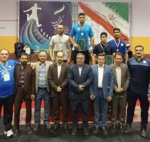 کسب مدال طلا مسابقات کشتی