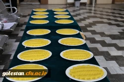 پخت وتوزیع حلوا و حلیم در پردیس امام خمینی(ره) گرگان 2