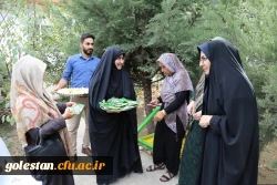 پخت وتوزیع حلوا و حلیم در پردیس امام خمینی(ره) گرگان 2