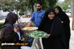 پخت وتوزیع حلوا و حلیم در پردیس امام خمینی(ره) گرگان 2