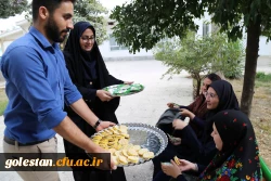 پخت وتوزیع حلوا و حلیم در پردیس امام خمینی(ره) گرگان 2