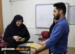 پخت وتوزیع حلوا و حلیم در پردیس امام خمینی(ره) گرگان 2