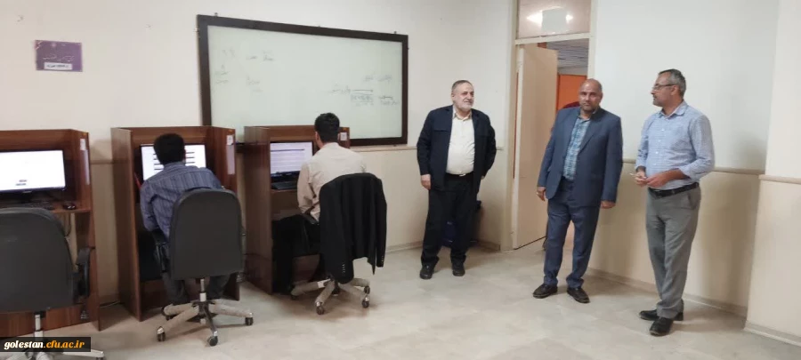 بازدید سرپرست دانشگاه فرهنگیان استان گلستان از فرایند بررسی صلاحیت عمومی و اختصاصی داوطلبان ورودی ۱۴۰۲ 2