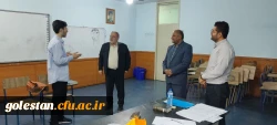 بازدید سرپرست دانشگاه فرهنگیان استان گلستان از فرایند بررسی صلاحیت عمومی و اختصاصی داوطلبان ورودی ۱۴۰۲ 11