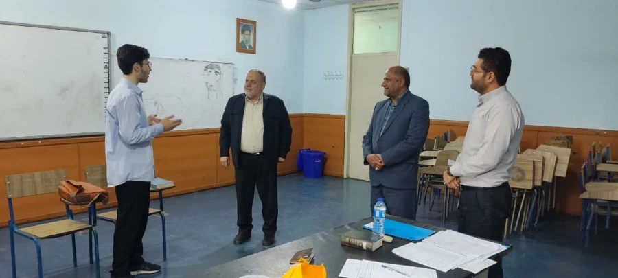 بازدید سرپرست دانشگاه فرهنگیان استان گلستان از فرایند بررسی صلاحیت عمومی و اختصاصی داوطلبان ورودی ۱۴۰۲ 11