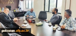 جلسه سرپرست دانشگاه فرهنگیان استان گلستان با معاونت علمی و پژوهشی سپاه نینوای استان گلستان 2