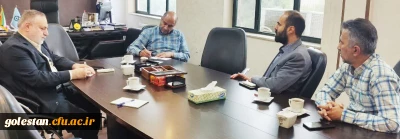 جلسه سرپرست دانشگاه فرهنگیان استان گلستان با معاونت علمی و پژوهشی سپاه نینوای استان گلستان