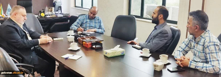 جلسه سرپرست دانشگاه فرهنگیان استان گلستان با معاونت علمی و پژوهشی سپاه نینوای استان گلستان 2