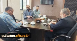 جلسه سرپرست دانشگاه فرهنگیان استان گلستان با معاونت علمی و پژوهشی سپاه نینوای استان گلستان 3