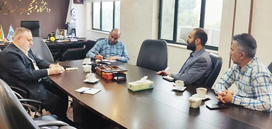 جلسه سرپرست دانشگاه فرهنگیان استان گلستان با معاونت علمی و پژوهشی سپاه نینوای استان گلستان 4