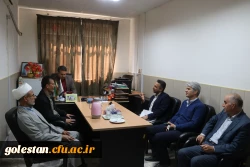 بازدیددبیر هیات نظارت دانشگاه های استان گلستان و هیات همراه از واحد دانشگاهی شهیدبهشتی گنبدکاووس 4