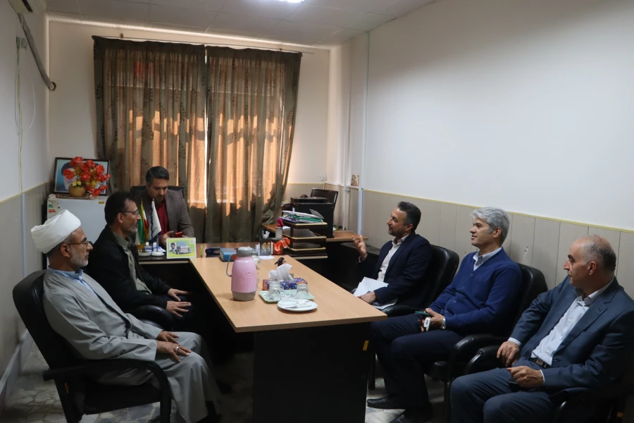 بازدیددبیر هیات نظارت دانشگاه های استان گلستان و هیات همراه از واحد دانشگاهی شهیدبهشتی گنبدکاووس 4