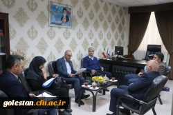 بازدیددبیر هیات نظارت دانشگاه های استان گلستان و هیات همراه از واحد دانشگاهی شهیدبهشتی گنبدکاووس 2