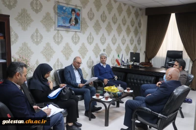 بازدید دبیر هیات نظارت دانشگاه های استان گلستان و هیات همراه از واحد دانشگاهی شهیدبهشتی گنبدکاووس