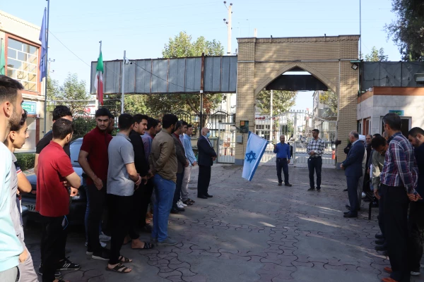 تجمع دانشجویان و کارکنان واحد دانشگاهی شهید بهشتی گنبد کاووس در محکومیت جنایت رژیم صهیونیستی  2