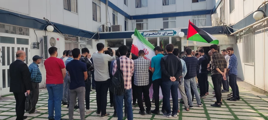 حمایت کارکنان، اساتید و دانشجومعلمان پردیس آیت الله خامنه ای گرگان از مردم مظلوم غزه و اعلام انزجار از جنایات اخیر رژیم کودک کش صهیونیست 3