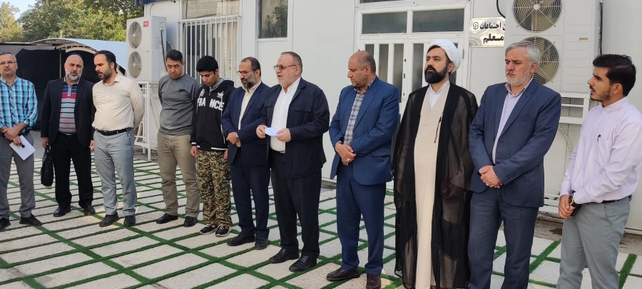 حمایت کارکنان، اساتید و دانشجومعلمان پردیس آیت الله خامنه ای گرگان از مردم مظلوم غزه و اعلام انزجار از جنایات اخیر رژیم کودک کش صهیونیست 2