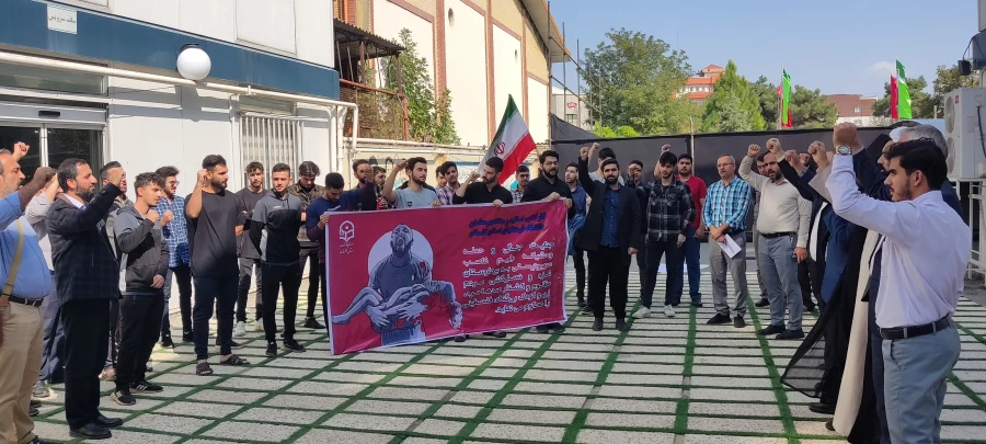 حمایت کارکنان، اساتید و دانشجومعلمان پردیس آیت الله خامنه ای گرگان از مردم مظلوم غزه و اعلام انزجار از جنایات اخیر رژیم کودک کش صهیونیست 2