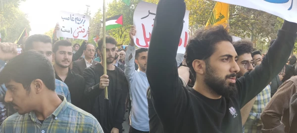 فریاد ظلم ستیزی دانشجومعلمان گلستان در محکومیت حمله صهیونیست ها به بیمارستانی در غزه 2