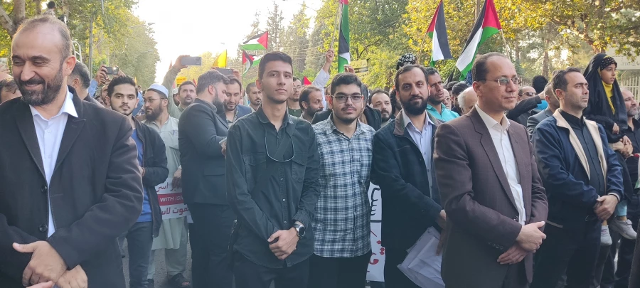 فریاد ظلم ستیزی دانشجومعلمان گلستان در محکومیت حمله صهیونیست ها به بیمارستانی در غزه 3