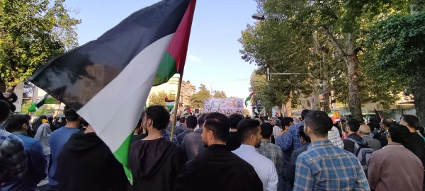 فریاد ظلم ستیزی دانشجومعلمان گلستان در محکومیت حمله صهیونیست ها به بیمارستانی در غزه 2