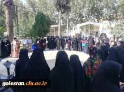 تجمع اعتراضی دانشجویان پردیس امام خمینی(ره) گرگان در محکومیت حمله وحشیانه رژیم نامشروع اسرائیل به بیمارستان المعمدانی غزه  . 2