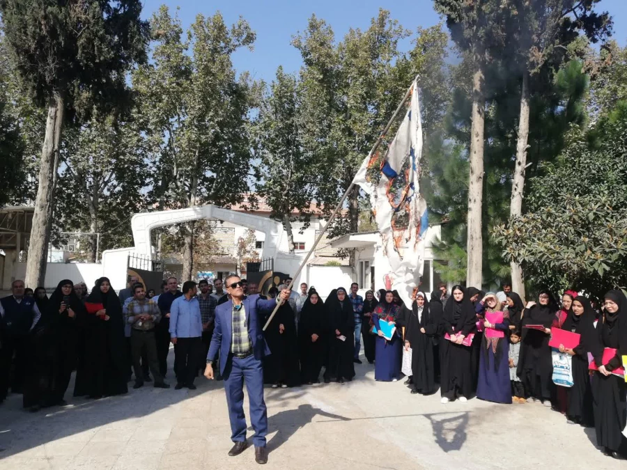 تجمع اعتراضی دانشجویان پردیس امام خمینی(ره) گرگان در محکومیت حمله وحشیانه رژیم نامشروع اسرائیل به بیمارستان المعمدانی غزه  . 2