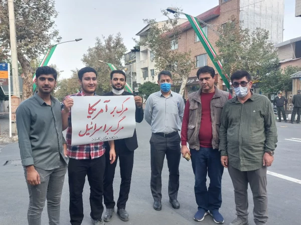 حضور انقلابی دانشگاه فرهنگیان گلستان در راهپیمایی با شکوه 13 آبان 10