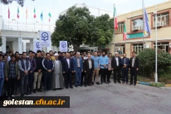 حضور گسترده و پرشور کارکنان ،اساتید و دانشجو معلمان واحد دانشگاهی شهید بهشتی گنبد کاووس در راهپیمایی روز ۱۳ آبان   3