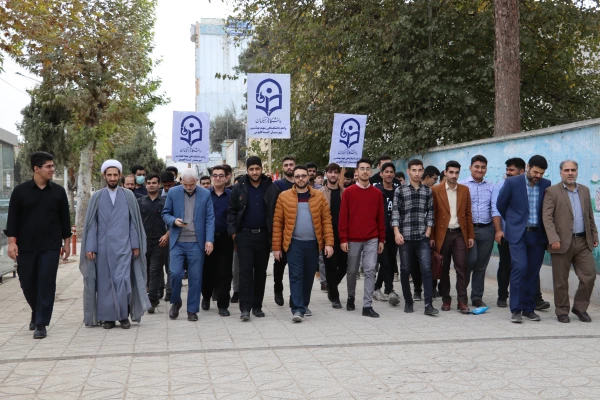 حضور گسترده و پرشور کارکنان ،اساتید و دانشجو معلمان واحد دانشگاهی شهیدبهشتی گنبدکاووس در راهپیمایی محکومیت جنایات اسرائیل نوزادکش 4