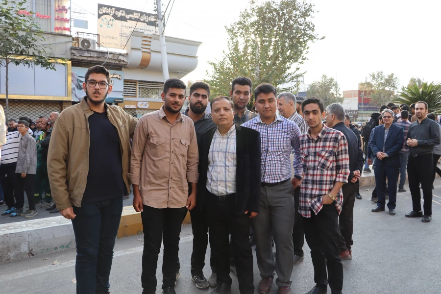 حضور گسترده و پرشور کارکنان ،اساتید و دانشجو معلمان واحد دانشگاهی شهیدبهشتی گنبدکاووس در راهپیمایی محکومیت جنایات اسرائیل نوزادکش 7