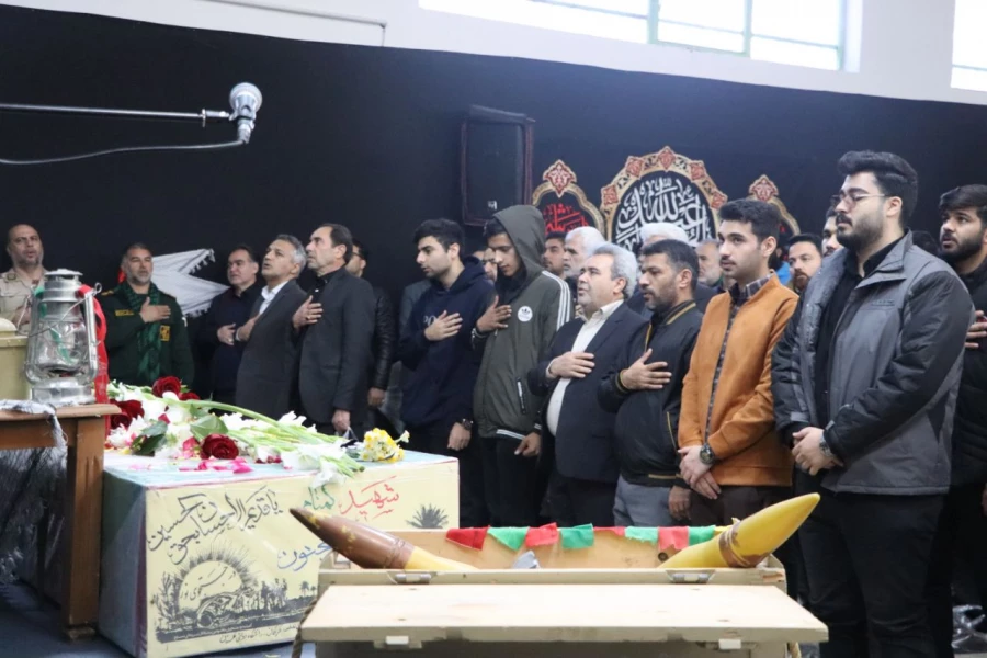 استقبال باشکوه از شهید گمنام در واحد دانشگاهی شهیدبهشتی گنبدکاووس  10