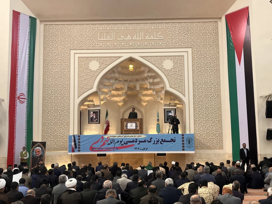 حضور کارکنان و دانشجومعلمان دانشگاه فرهنگیان استان گلستان در آیین گرامیداشت سالروز حماسه 9 دی 6