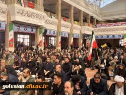 حضور کارکنان و دانشجومعلمان دانشگاه فرهنگیان استان گلستان در آیین گرامیداشت سالروز حماسه 9 دی 7