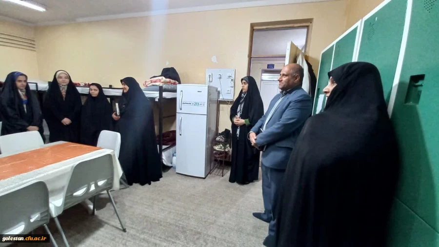 گفتگوی صمیمی سرپرست دانشگاه فرهنگیان استان گلستان با دانشجویان خوابگاهی پردیس امام خمینی (ره) ساختمان شماره 2 علی آباد  3