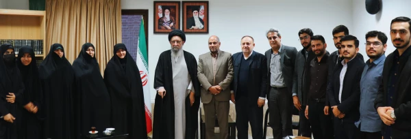 دیدار اعضای ستاد بزرگداشت شهدای دانشجو معلم استان گلستان با حضرت آیت الله نورمفیدی نماینده ولی فقیه دراستان گلستان وامام جمعه گرگان 2