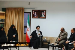 دیدار اعضای ستاد بزرگداشت شهدای دانشجو معلم استان گلستان با حضرت آیت الله نورمفیدی نماینده ولی فقیه دراستان گلستان وامام جمعه گرگان 3