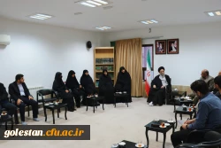 دیدار اعضای ستاد بزرگداشت شهدای دانشجو معلم استان گلستان با حضرت آیت الله نورمفیدی نماینده ولی فقیه دراستان گلستان وامام جمعه گرگان 5