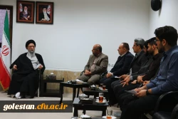 دیدار اعضای ستاد بزرگداشت شهدای دانشجو معلم استان گلستان با حضرت آیت الله نورمفیدی نماینده ولی فقیه دراستان گلستان وامام جمعه گرگان 6