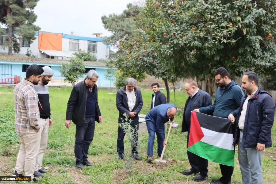 گرامی داشت هفته منابع طبیعی و روز درختکاری ، با کاشت نهال در محوطه پردیس آیت الله خامنه ای گرگان 2