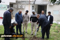 گرامی داشت هفته منابع طبیعی و روز درختکاری ، با کاشت نهال در محوطه پردیس آیت الله خامنه ای گرگان 3